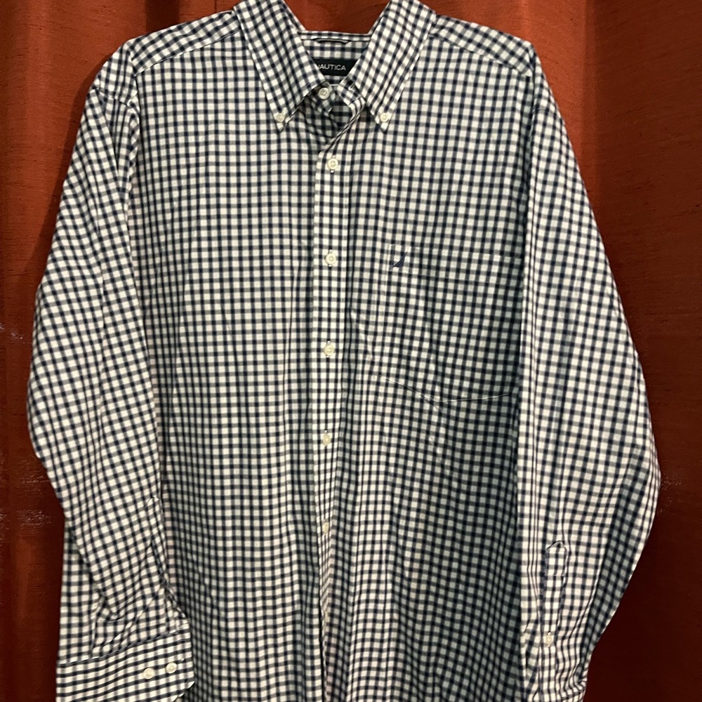 Nautica button up long sleeve 2XL shirt
